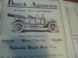 RARE "OFFICIAL ROAD BOOK NEBRASKA STATE AUTOMOBILE ASSOCIATION" MAP BOOKLET