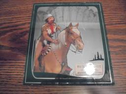 VINTAGE ADVERTISING MIRROR FROM WINSIDE NEBRASKA--"WESTERN THEME"