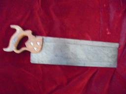 OLD KEEN KUTTER 16 INCH BACK SAW-QUITE GOOD