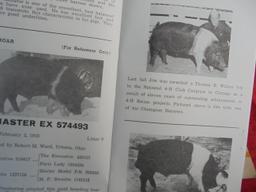 (2) OLD HOG SALE CATALOGS FROM THE 1950'S