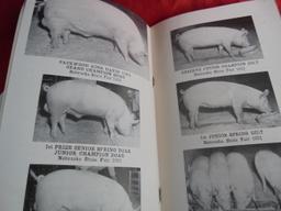 (2) OLD HOG SALE CATALOGS FROM THE 1950'S