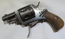 Belgian 6 Shot Folding Trigger Revolver