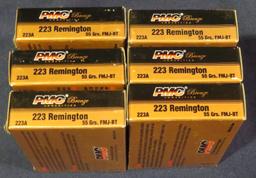 (6) PMC .223 Remington 55gr FMJ-BT