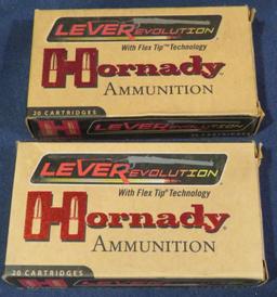 (2) Hornady Leverevolution 32 Spcl 165gr FTX