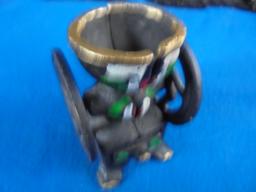 SMALL CAST IRON COFFEE GRINDER MODEL OR TOY