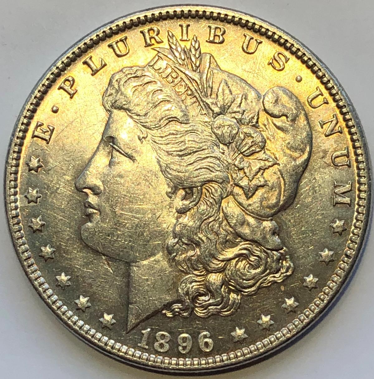 1896 MORGAN SILVER DOLLAR