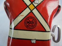 RARE "MARX" TOY LITHOGRAPH TIN WIND UP TOY DRUMMER BOY SOLDIER --WORKS