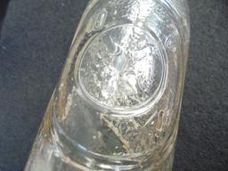 OLD "DR. PEPPER" SODA BOTTLE BOTTOM MARKED "SIOUX CITY IOWA"-6 1/2 OZ SIZE