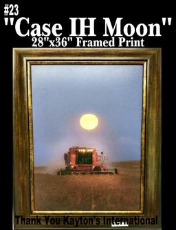 “Case IH Moon” - Framed Print