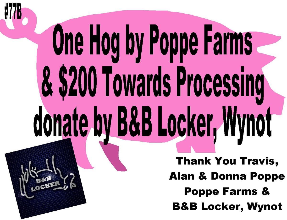 Hog and Processing at B&B Locker in Wynot