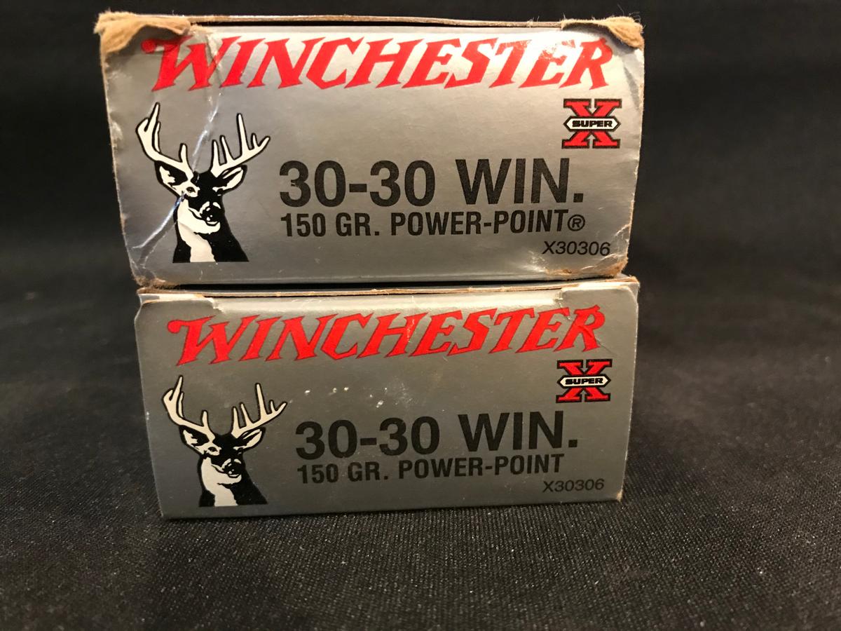 (2) Winchester 30-30 Win 150gr Power Point