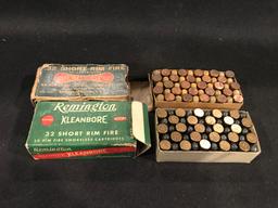 (2) Remington Kleanbore .32 Short Rimfire