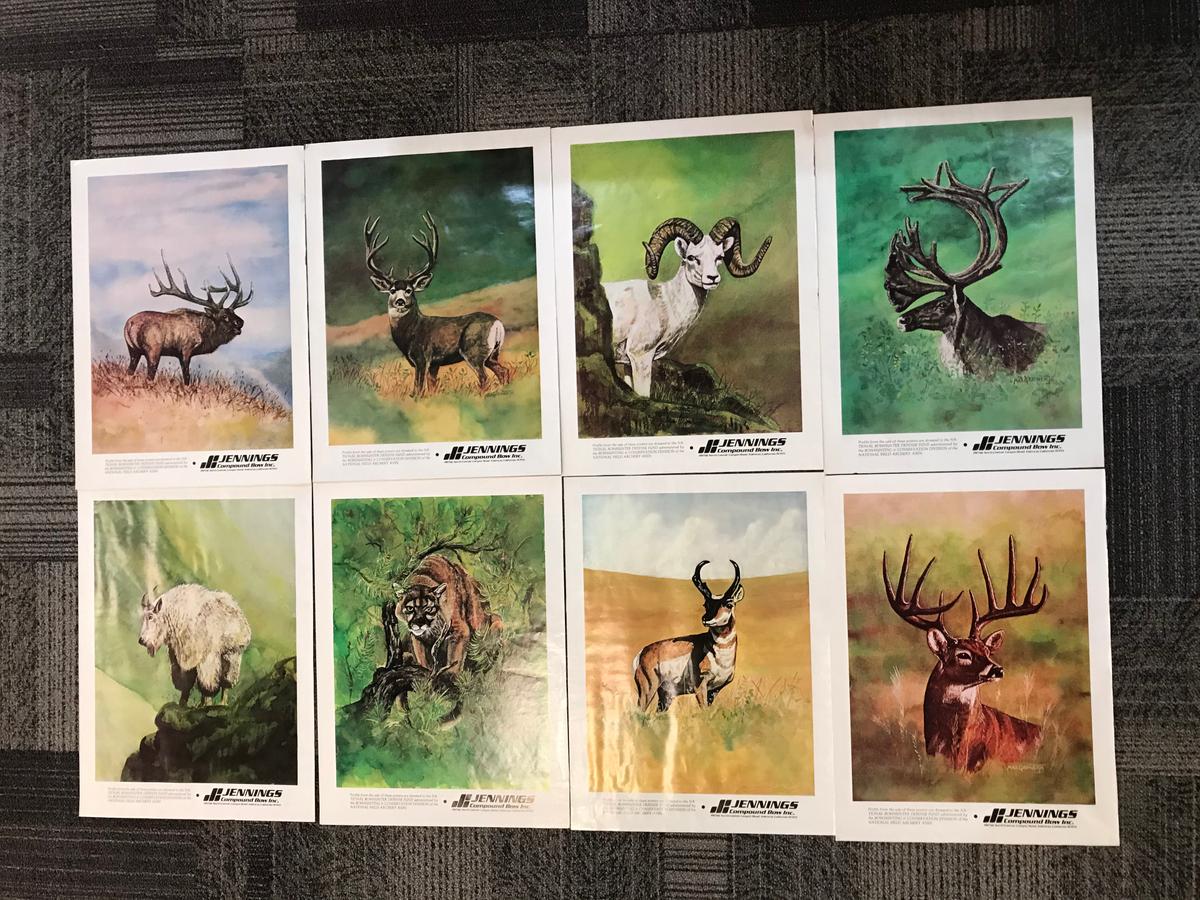 (8) Jennings Compound Bow Inc Wildlife Prints