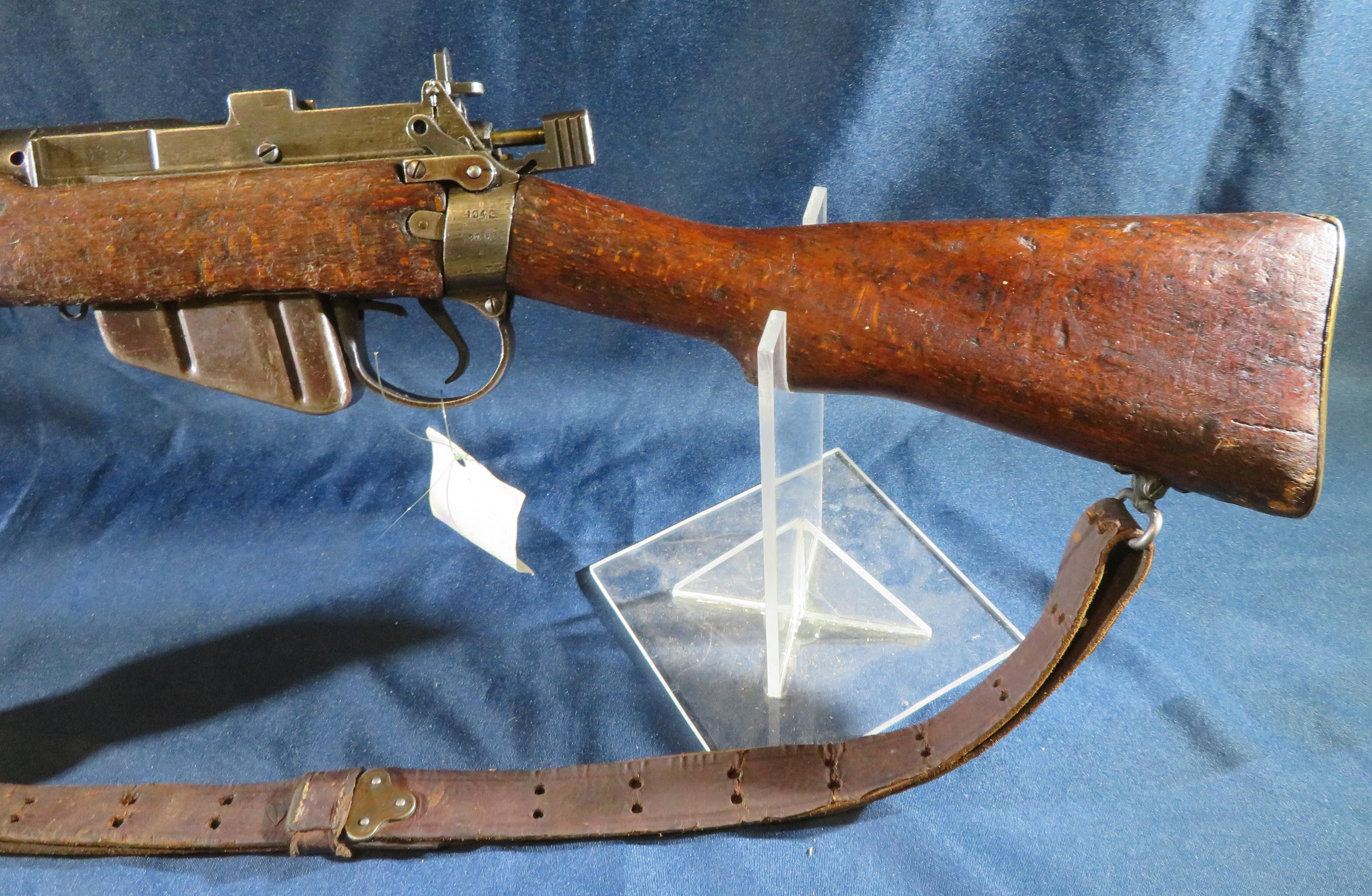 British Lee Enfield Rifle .303 British w/ Bayonet