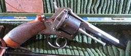 C. Stiegele In Munchen 6 Shot Pinfire Revolver in Case