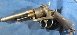 Antique 6 Shot Pinfire Revolver