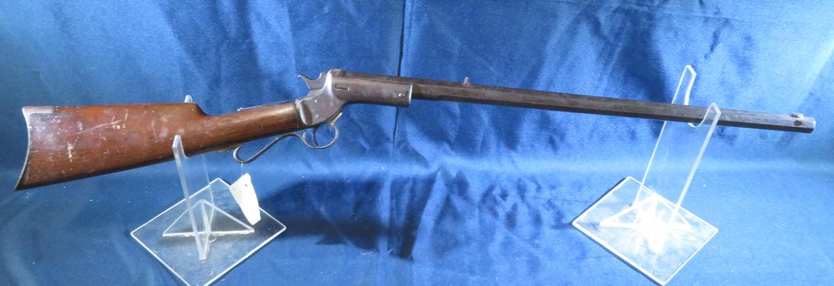 J Stevens Tip Up .22 Rimfire Rifle with 24" Heavy Octagon Barrel