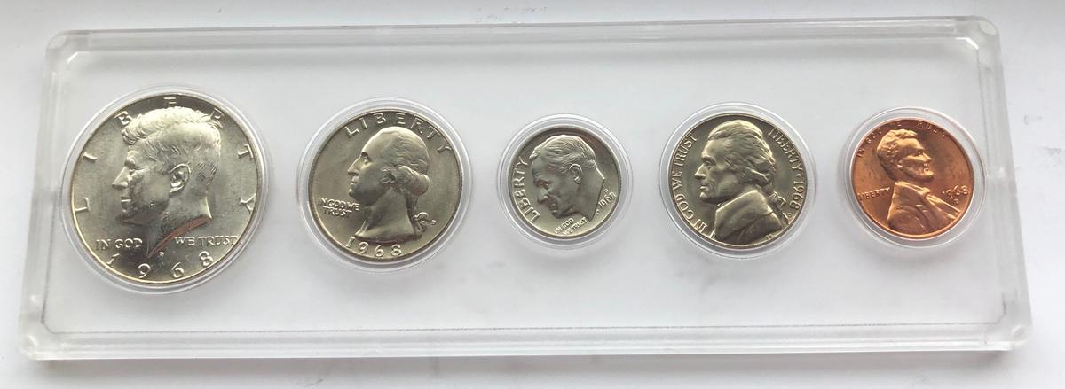 1968-D United States Uncirculated Mint Set