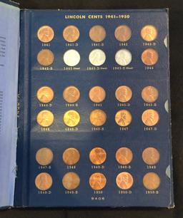 Lincoln Head Cent Album - Complete From 1941 to 1974