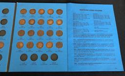 Indian Head Cent Album -- Partially Complete -- 25 Coins