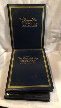 (4) Half Dollar Collection Books - Empty