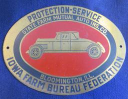 IOWA FARM BUREAU FEDERATION - LICENSE PLATE TOPPER