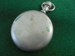 OLD "ILLINOIS" POCKET WATCH-17 JEWEL NEEDS WORK