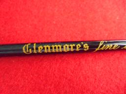 OLD GLASS ADVERTISING SWIZZLE STICK "GLENMORE'S FINE WHISKEY"