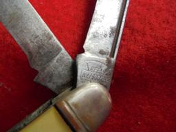 VINTAGE KEEN KUTTER 3 BLADE POCKET KNIFE-GOOD TO FAIR