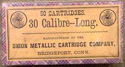 UNION METALLIC CARTRIDGE CO. - 30 CALIBRE-LONG