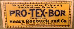 Vintage Pro-Tex-Bor 45-70 Cartridges -Sears, Roebuck & Co
