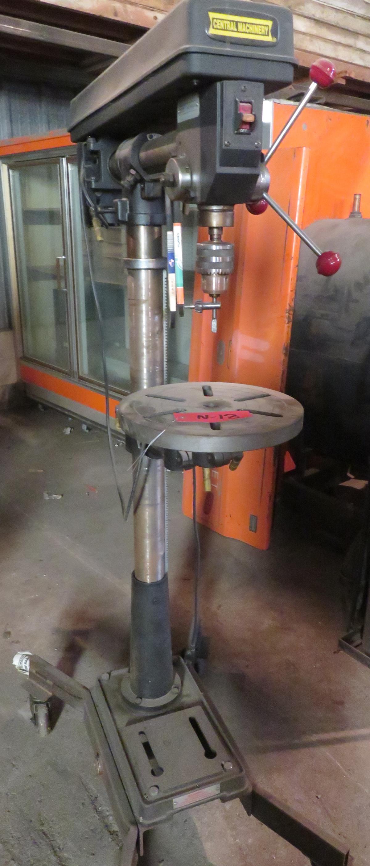 CENTRAL MACHINERY FLOOR MODEL DRILL PRESS