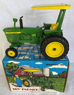 JOHN DEERE 4010 DIESEL - w/ ROPS - TOY FARMER 1993 NATIONAL FARM TOY SHOW COLLECTORS EDITION