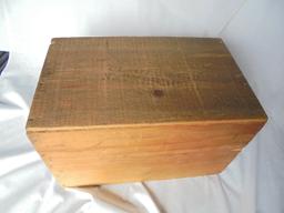 OLD ALL WOOD OR PINE SHIPPING BOX "EQUALITY PRUNES" CALIFORNIA