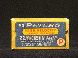 Peters 22 Winchester Hollow Point High Velocity