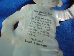 HARD TO FIND ADVERTISING MATCH HOLDER-"DUTCH BOY PAINT"