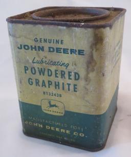 John Deere "Powdered Graphite" Container -- 4 Legged Deere