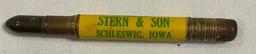 "STERN & SON - SCHLESWIG, IOWA" - JOHN DEERE ADVERTISING BULLET PENCIL