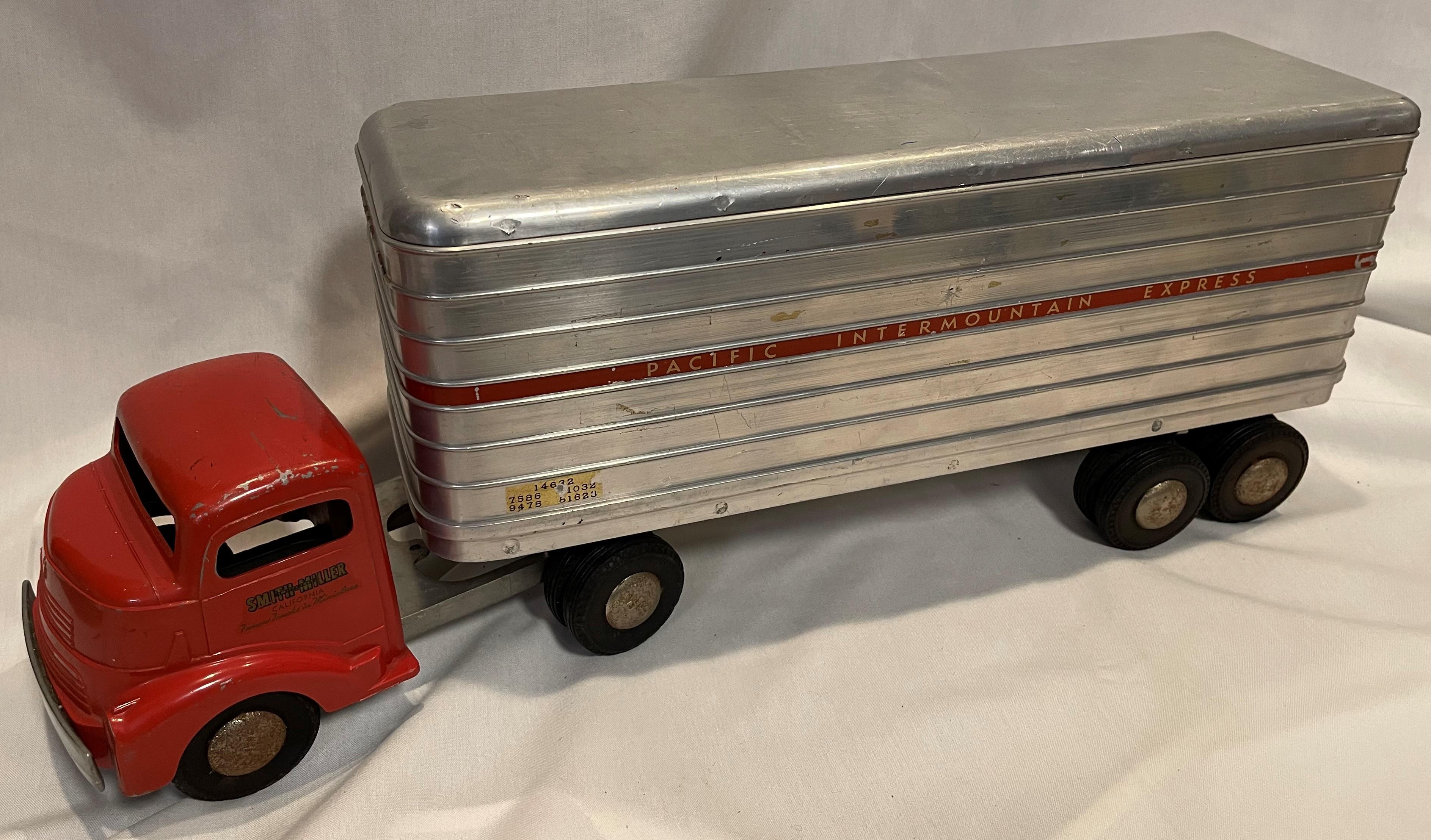 SMITH MILLER "P.I.E." - TOY SEMI TRUCK & TRAILER