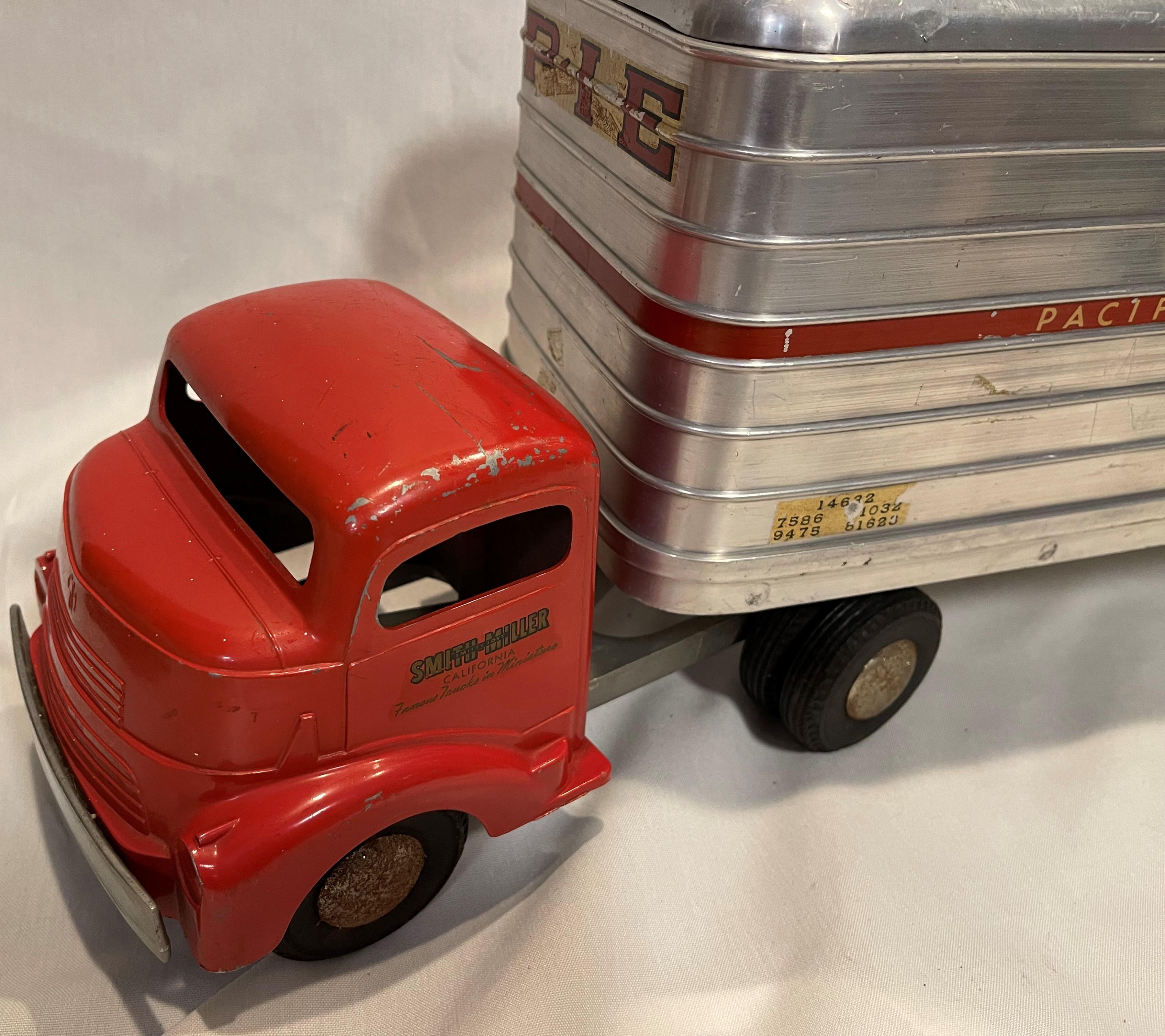 SMITH MILLER "P.I.E." - TOY SEMI TRUCK & TRAILER