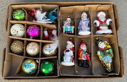 Vintage Christmas Ornaments -- Santa & More!