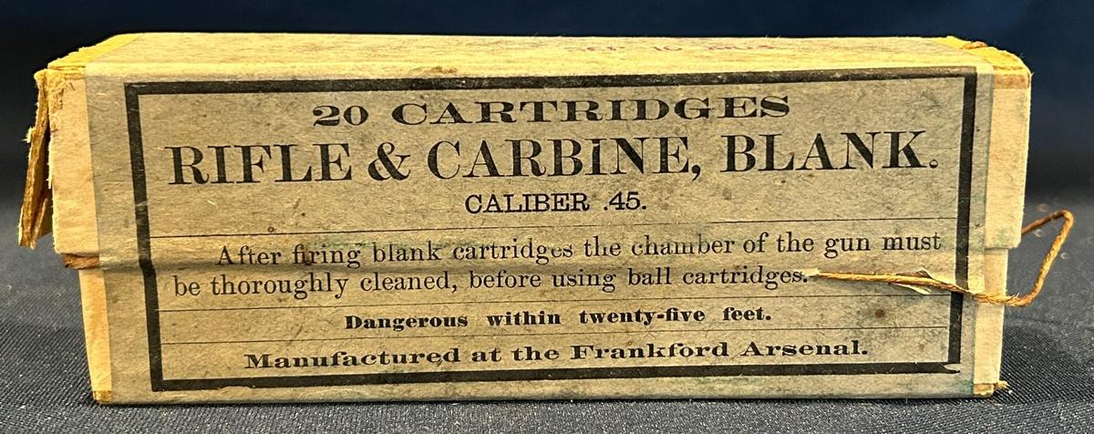 Full Sealed Box - Frankford Arsenal Rifle & Carbine Blank .45 Cal