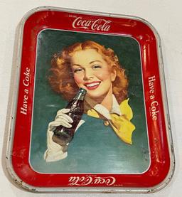 VINTAGE COCA COLA ADVERTISING TRAY