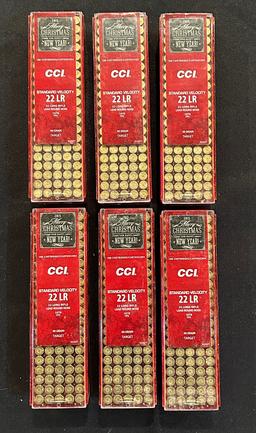 (6) Boxes of CCI "2015 Christmas & New Year" 22LR