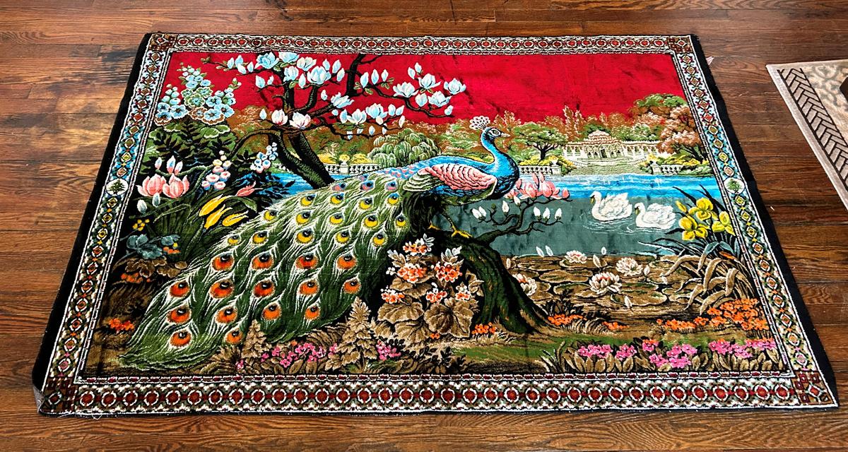 FANCY PEACCOCK TAPESTRY