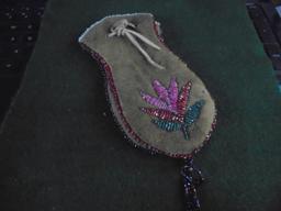 CONTEMPORARY NATIVE AMERICAN BEADED BAG