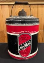 NORTHLAND OIL - 5 GALLON CAN - WITH BADGE GRAPHIC