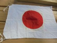 WORLD WAR II ERA JAPANESE FLAG-11 1/2 BY 15 1/2 INCHES