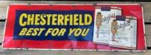 CHESTERFIELD CIGARETTES SIGN