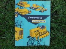 1953 ADVERTISING BROCHURE "CATERPILLAR PRODUCTS"-VERY NICE AND VERY GRAPHIC